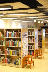 Pirita raamatukogu interjöör