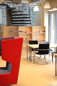 Pirita raamatukogu interjöör