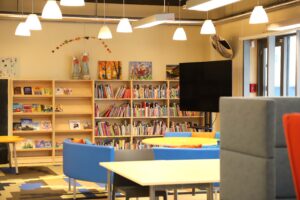 Pirita raamatukogu interjöör