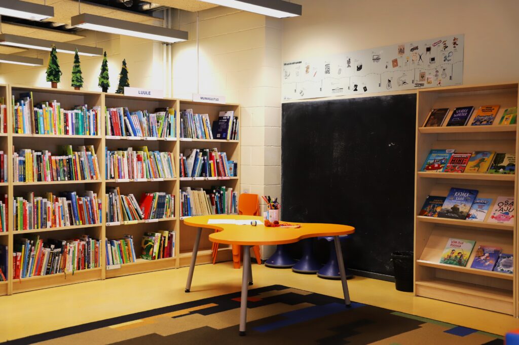 Pirita raamatukogu interjöör