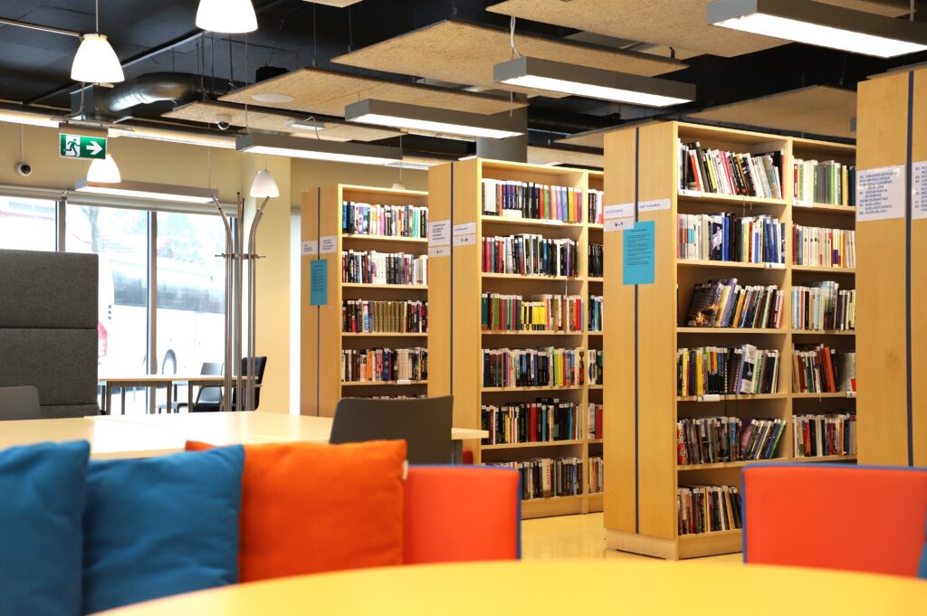 Pirita raamatukogu interjöör