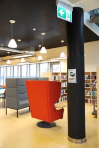 Pirita raamatukogu interjöör