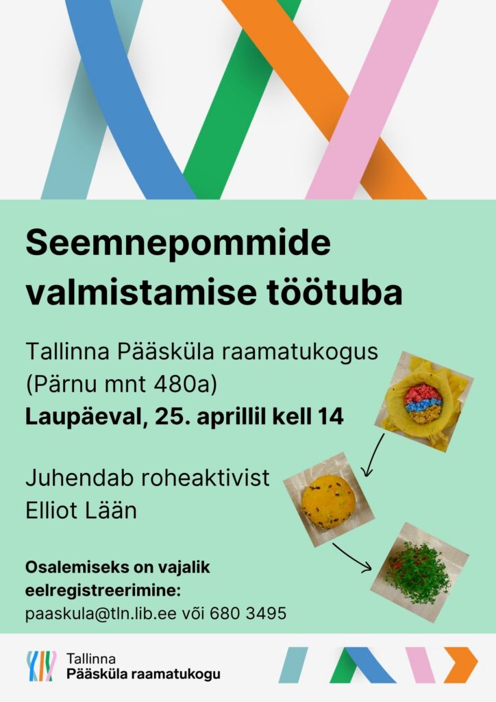 Seemnepommide töötoa plakat