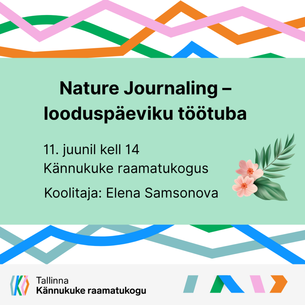 plakat - looduspäeviku töötuba