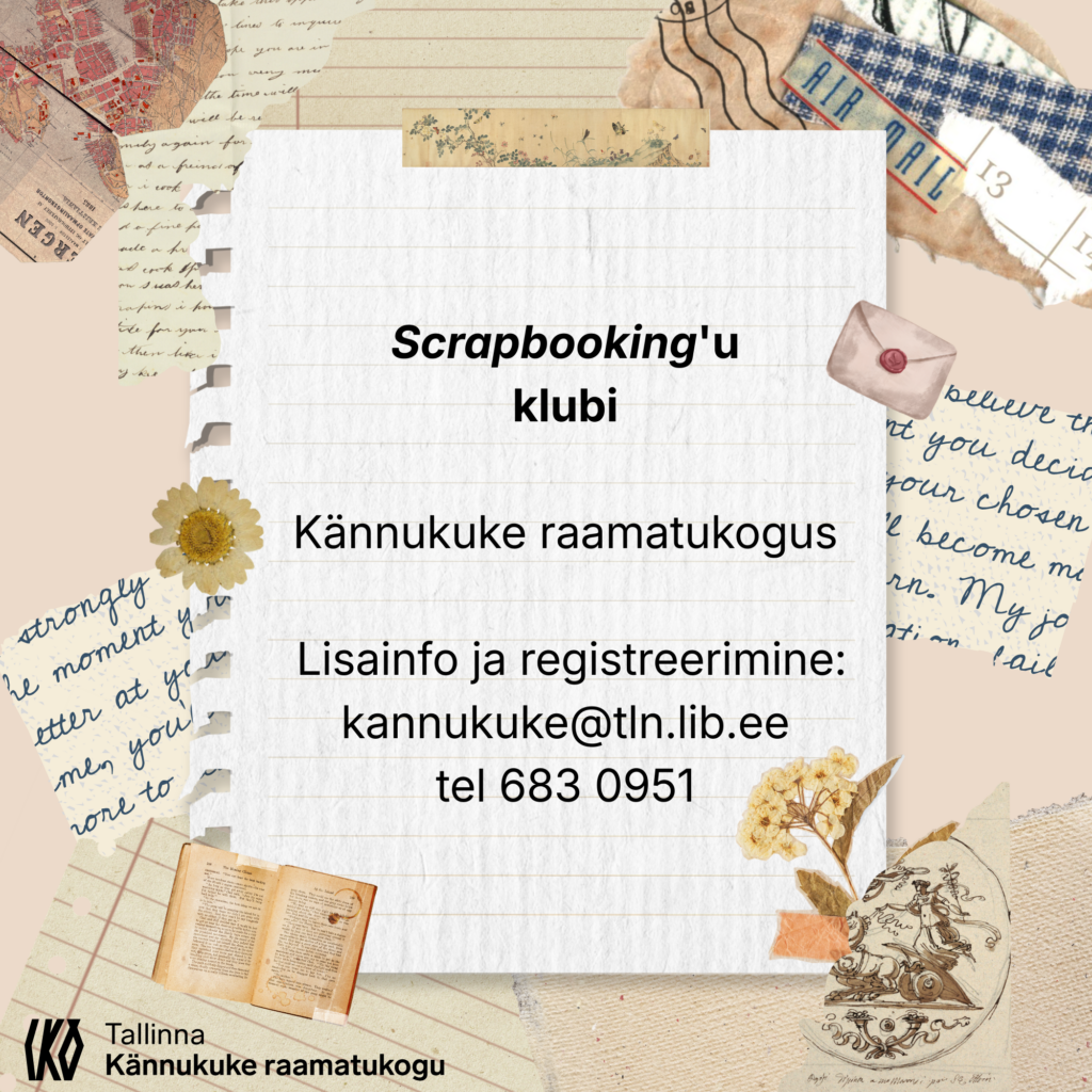 Scrapbookingu klubi plakat